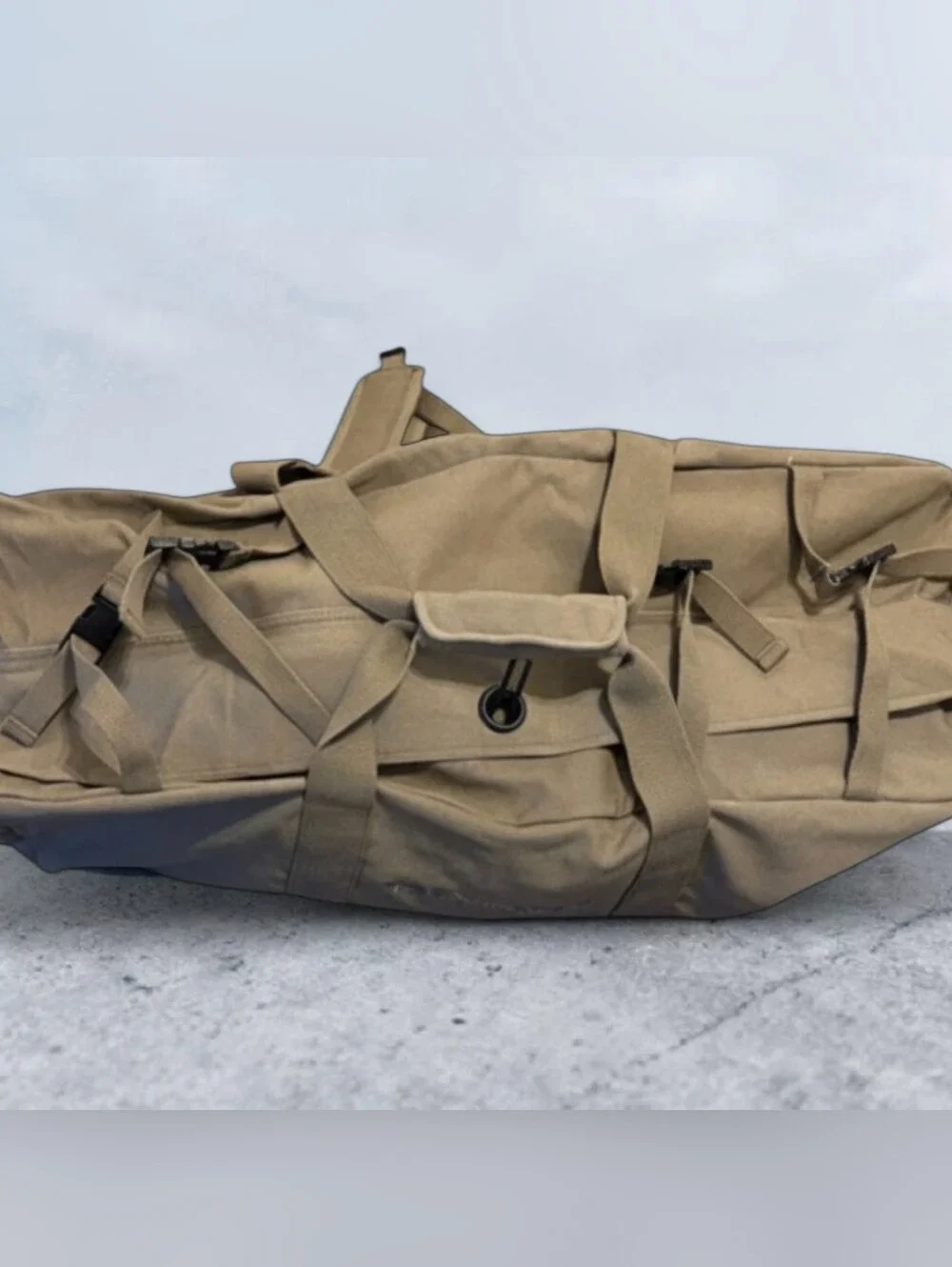 Terminator Movie Themed Rothco Olive Green Canvas Duffel /Backpack Bag NWT